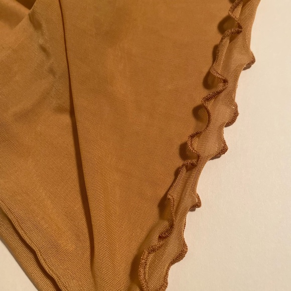 Zara semi sheer nude top - Picture 9 of 9